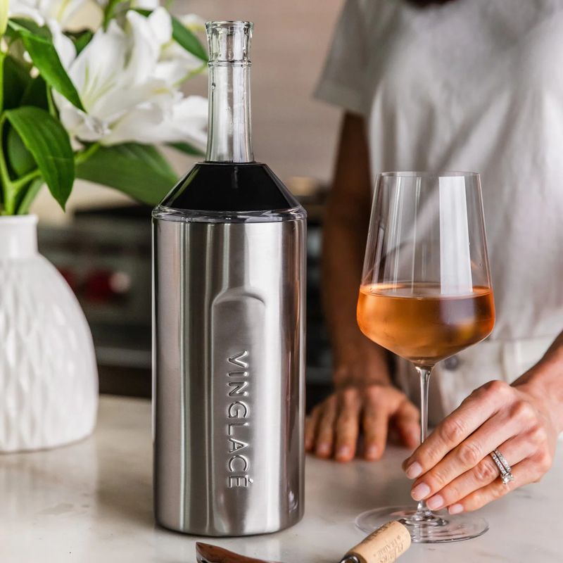 Wine Chiller Stainless  25.4 oz