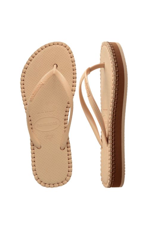Slim Platform Loop Sandal