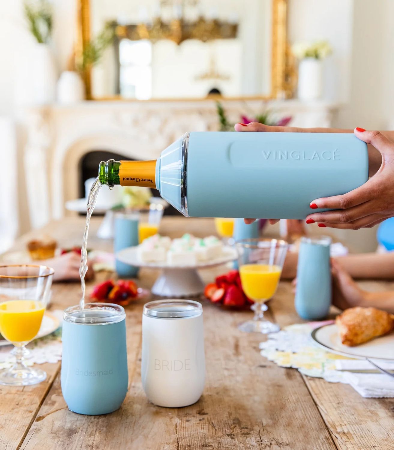 Wine Chiller Cool Blue 25.4 oz