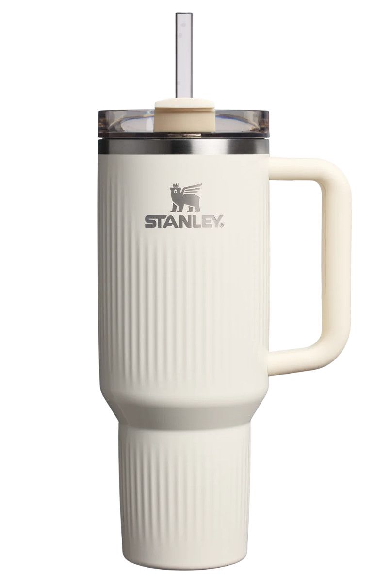 The Quencher H2.0 Fluted Tumbler, Color: Cream, Size: 40 oz