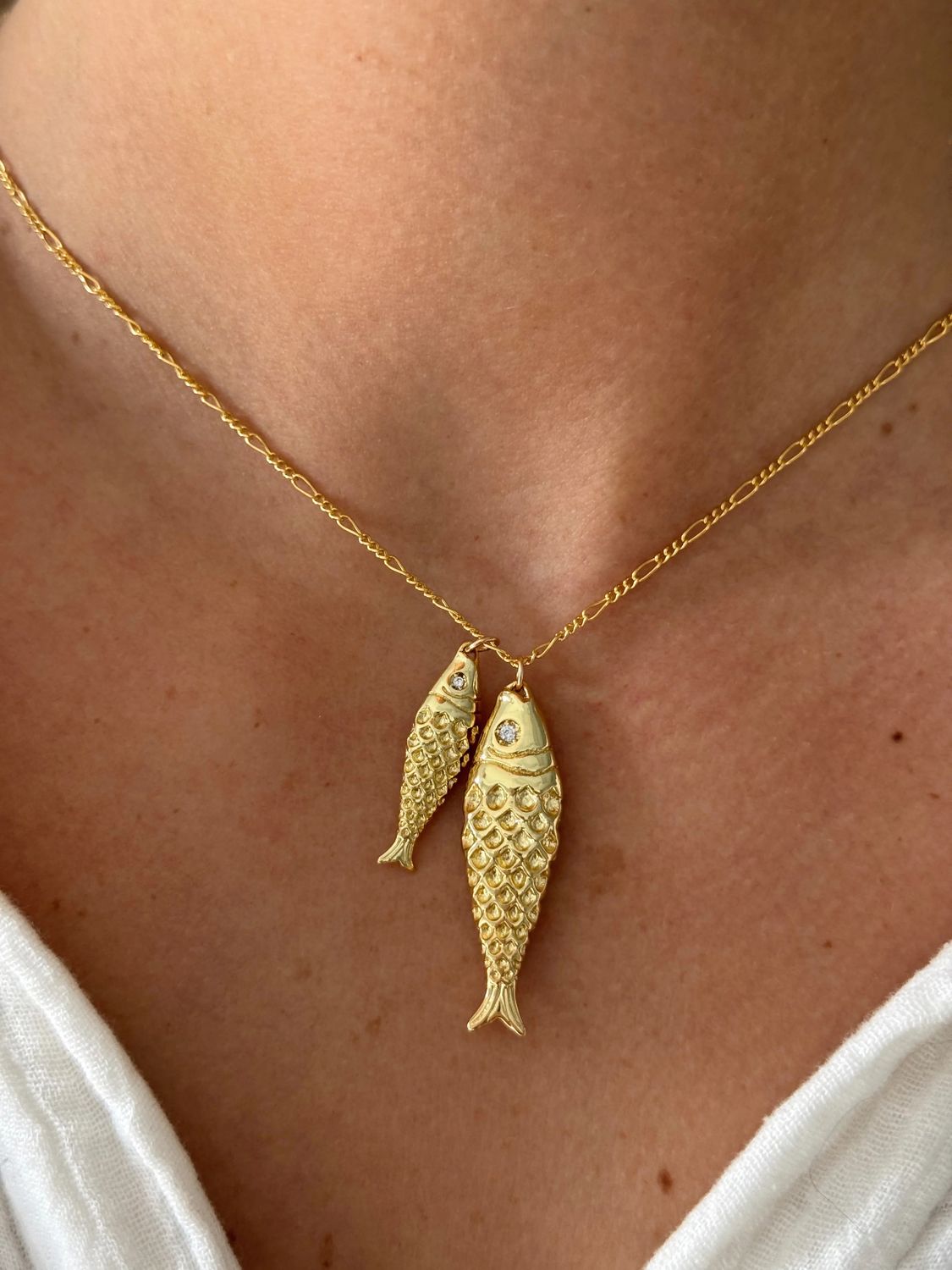 Twin Fish Necklace