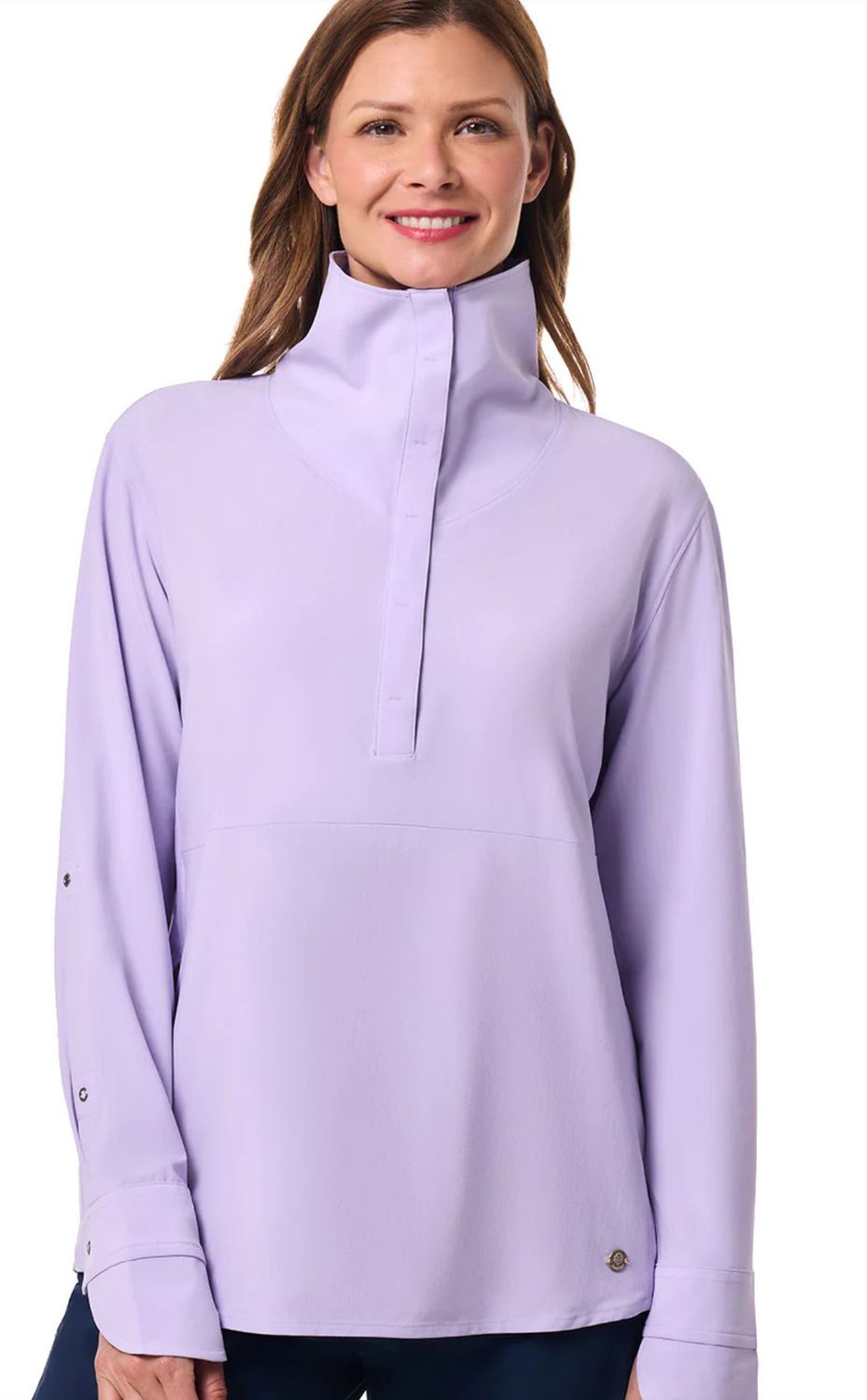 Catona Funnel Neck Tunic Top