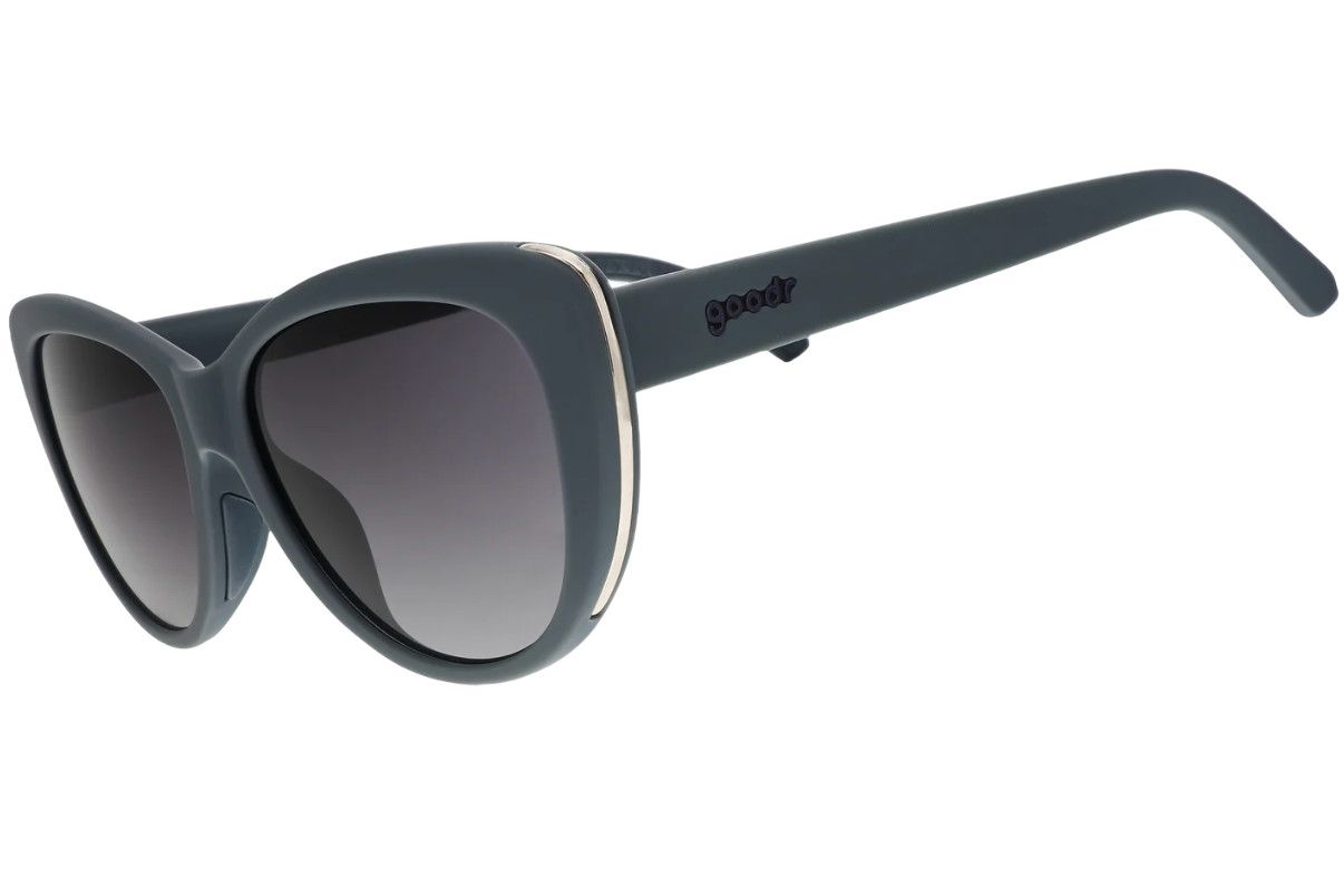 Goodr Glam G, Color: Not Gray, Diet Black, Size: OS