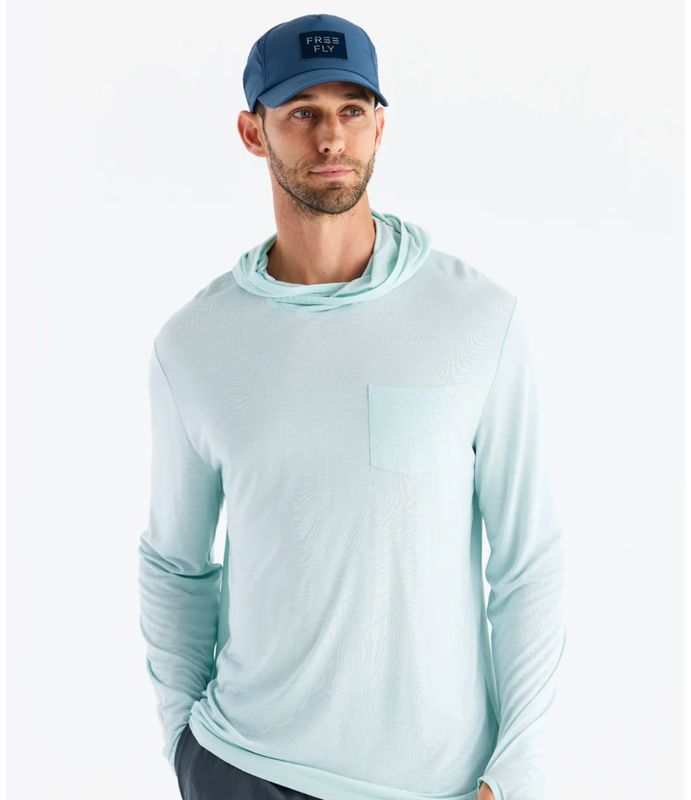 Men&#39;s Bamboo Lightweight Hoodie Glacier