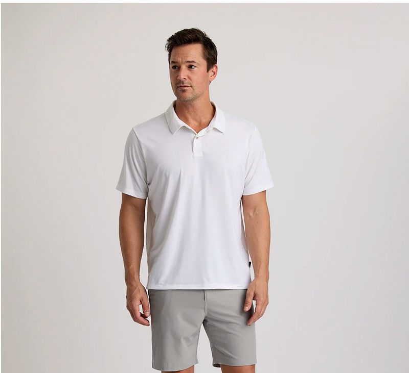 Men&#39;s Elevate Polo Bright White