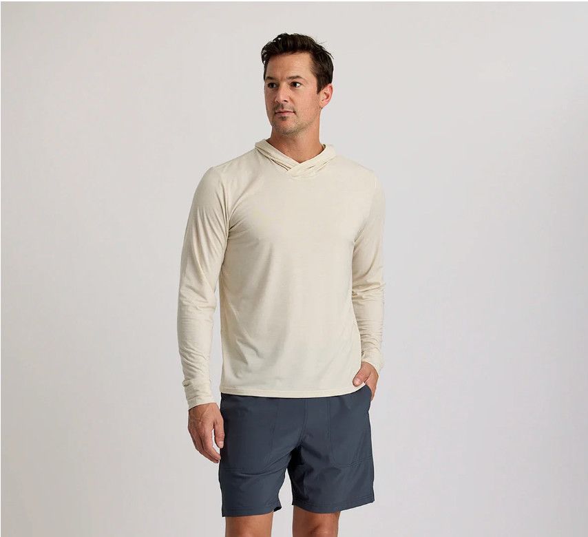 Men&#39;s Elevate Lightweight Hoodie Heather Birch, Size: Medium