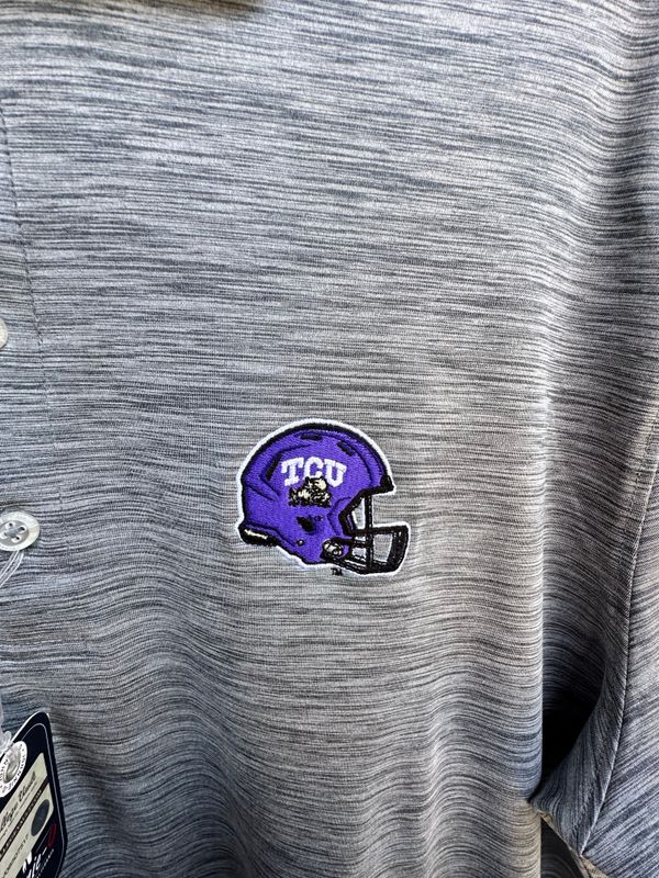 Huron Heather Black Tcu Helmet