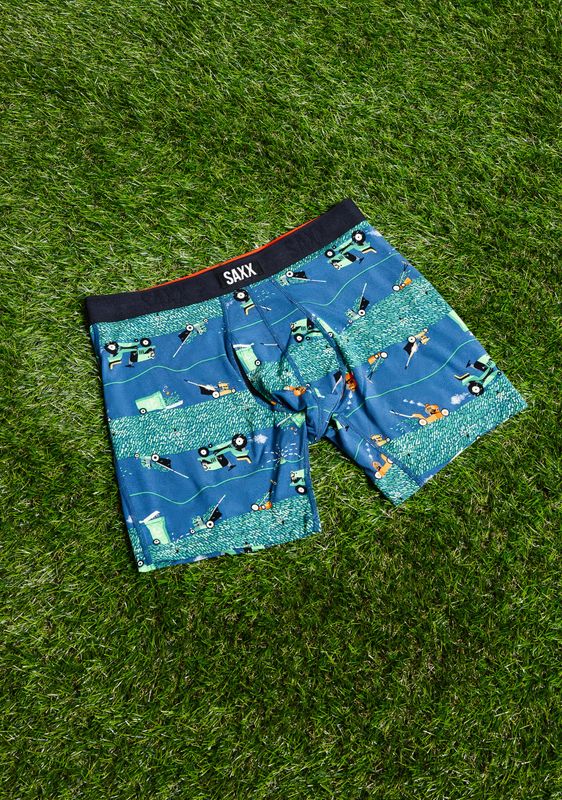 Drop Temp Cooling Cotton Boxer Brief  2pck Buzzcut/ Black