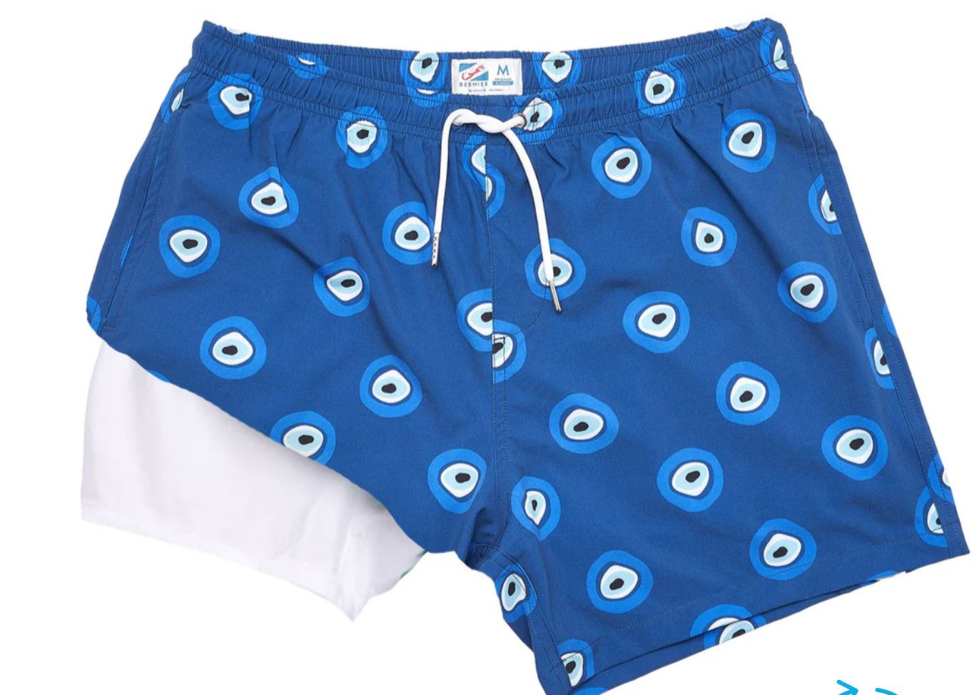 Classic Liner Trunks, Color: Mykonos, Size: Medium, Length: 5