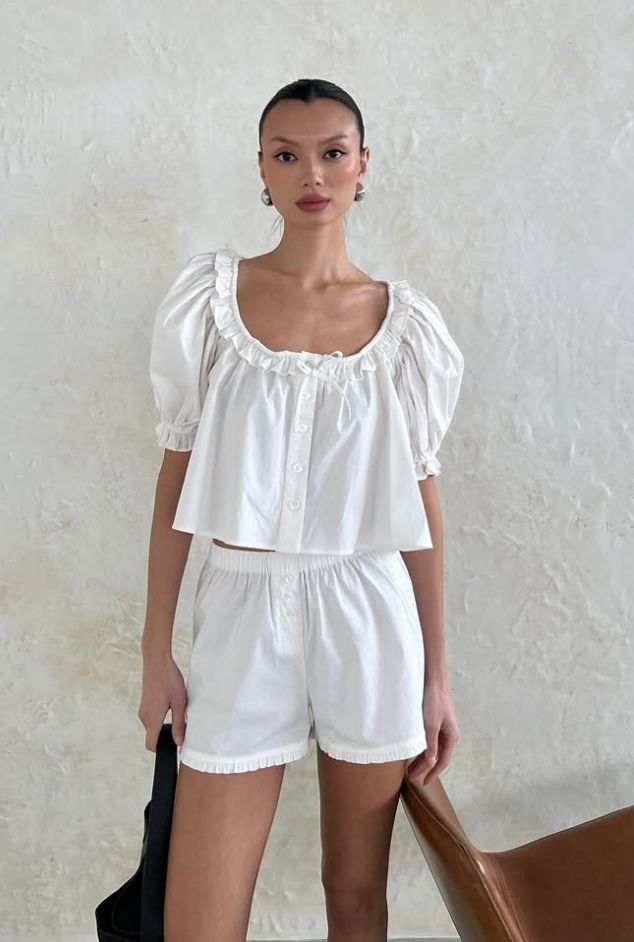 Balloon Boxer Short Ivory