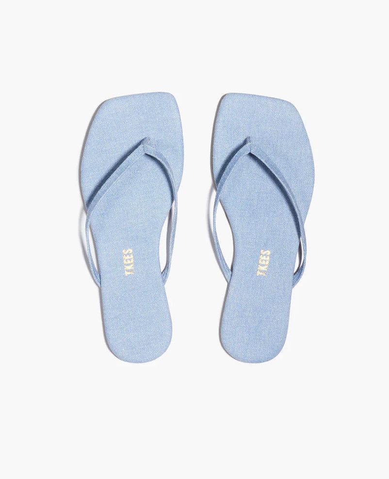 Square Toe Lily Washed Denim