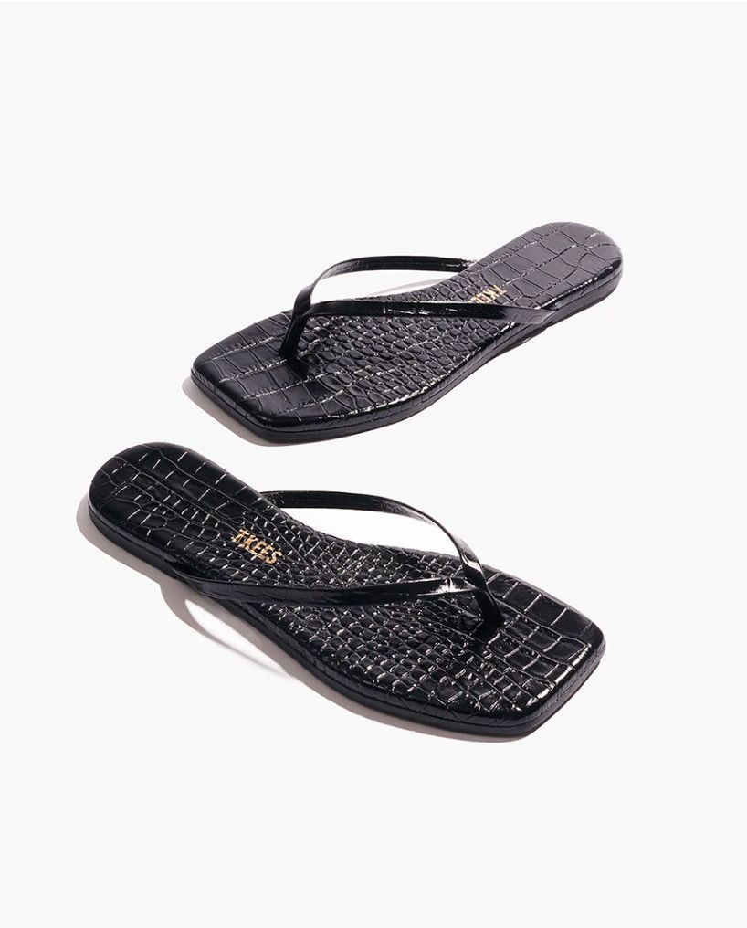 Square Toe Lily Sable Croc