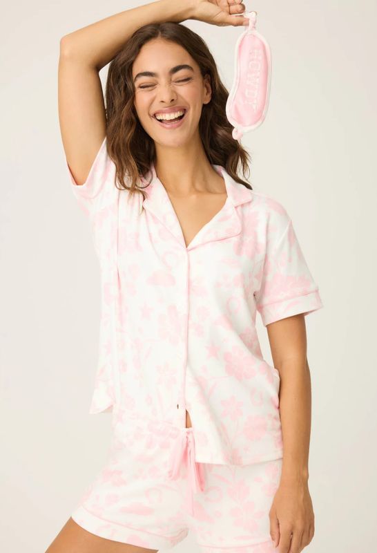 Wild Flower PJ Set Ivory