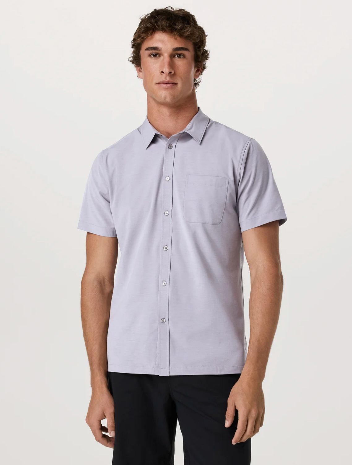 S/S Bridge Button Down Cinder