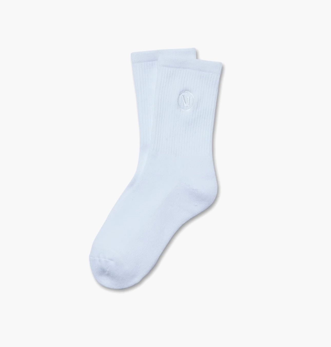 Half Crew Sock White