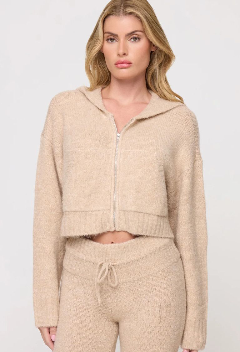 Jet Set Hoodie Cream