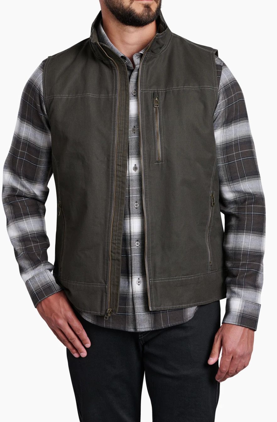 Burr Vest Gunmetal