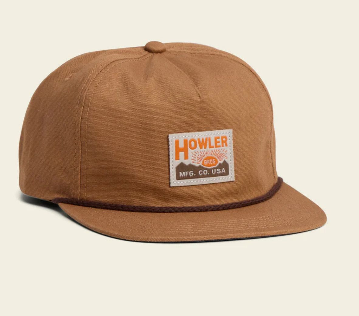  HB Manufacturing Co. Snapback Brown Oxford