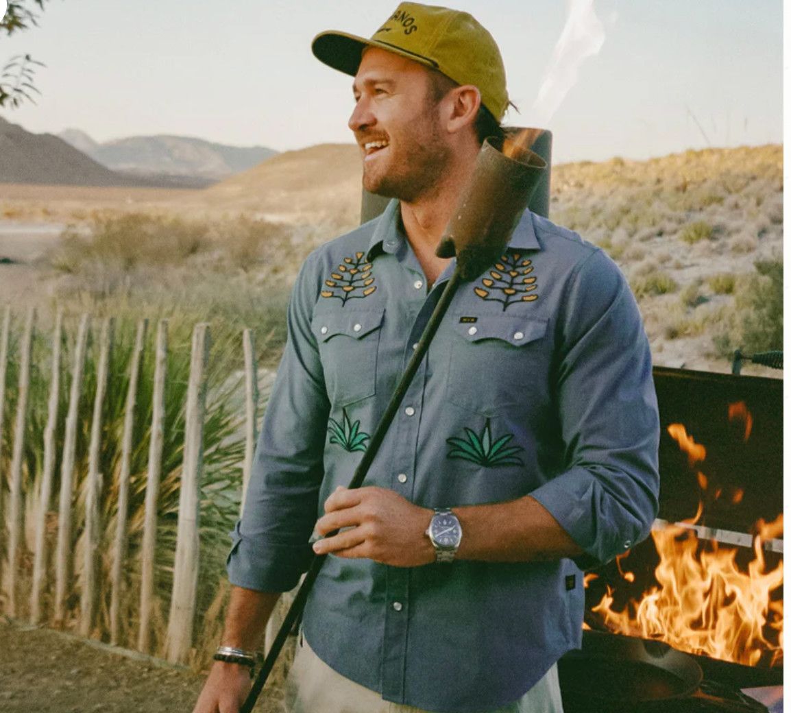 Crosscut Deluxe Snapshirt Centuries: North Atlantic Blue