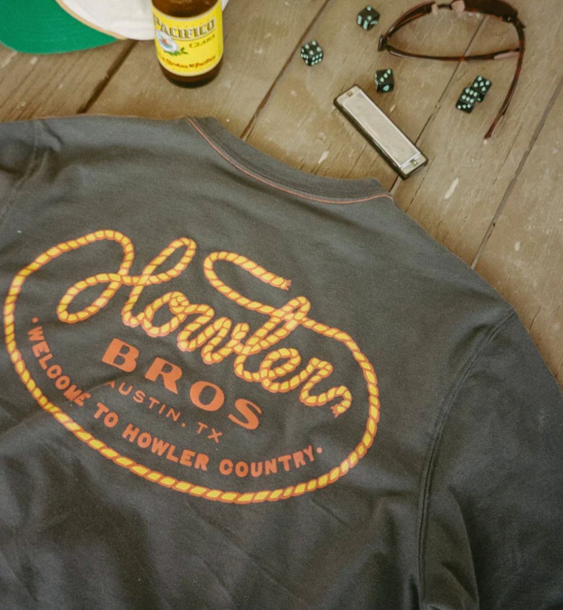 Howler Lasso T-Shirt Antique Black