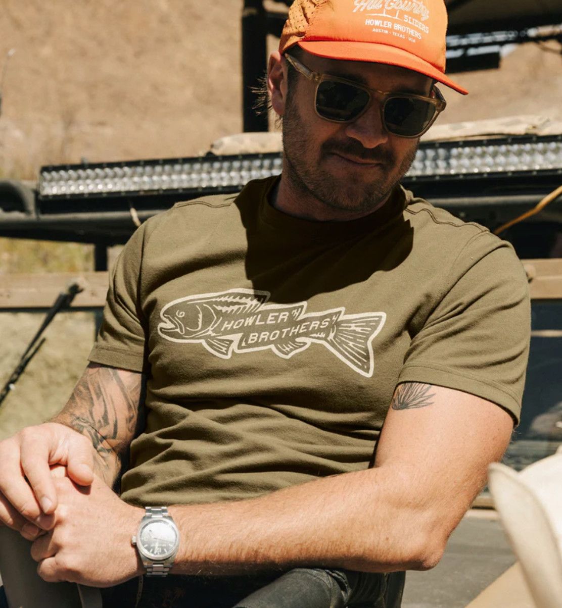 Trout Bolt T-Shirt Ivy Green