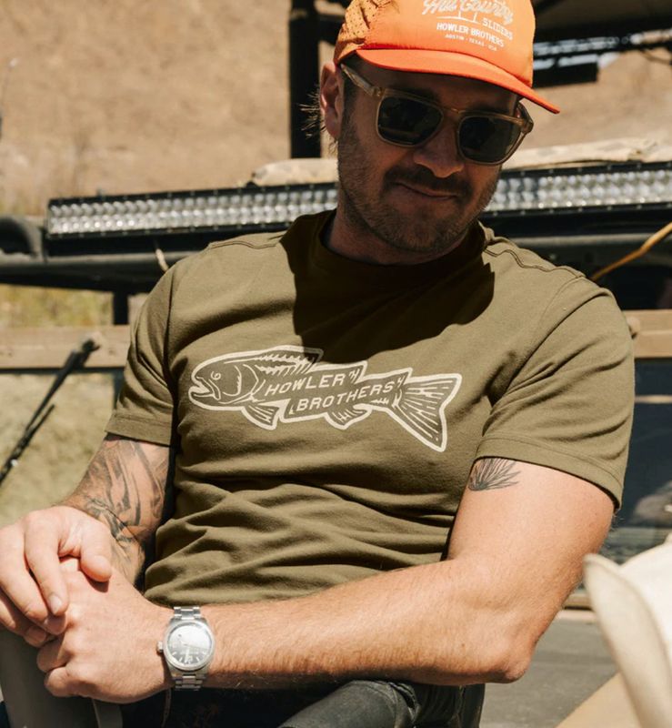 Trout Bolt T-Shirt Ivy Green