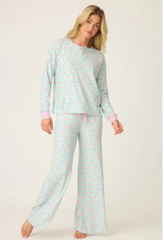 Secret Garden Floral Pant Light Mint
