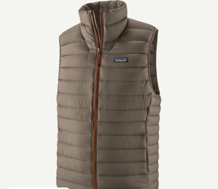 Men&#39;s Down Sweater Vest Marlow Brown