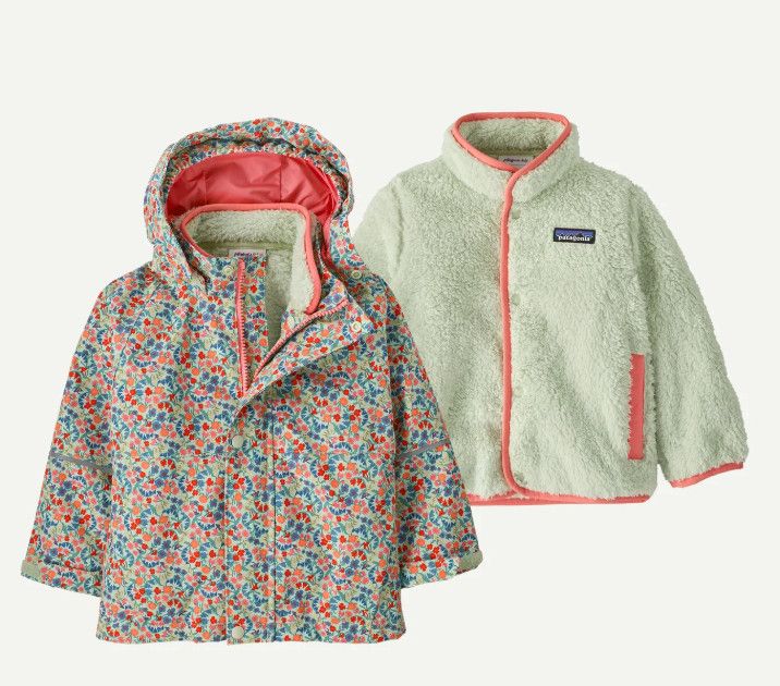 Baby All Seasons 3-in-1 Jacket Tiny World: Lichen Green