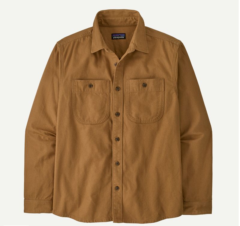 M&#39;s Point Reyes Canvas Shirt Nest Brown