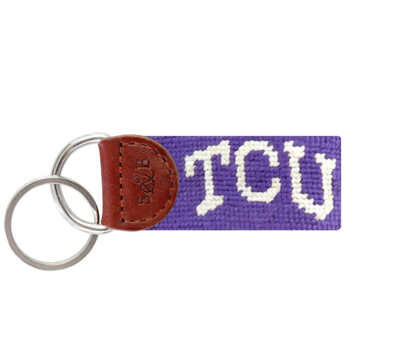 Smathers TCU Key Fob Purple