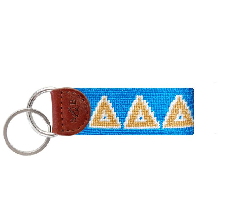 Smathers Delta Delta Delta Key Fob Bright Blue