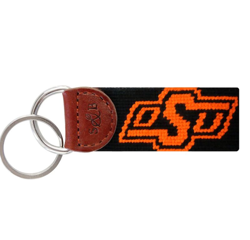 Smathers Oklahoma State Key Fob Black