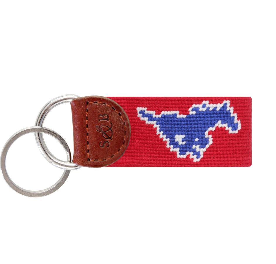 Smathers SMU Key Fob Red, Size: OS