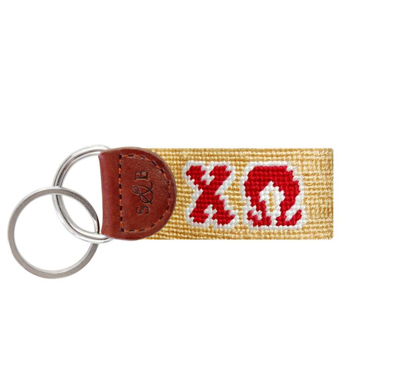 SmathersChi Omega Key Fob Light Gold