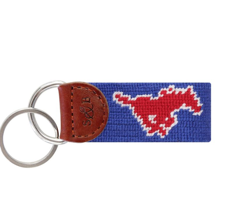 Smathers SMU Key Fob Royal