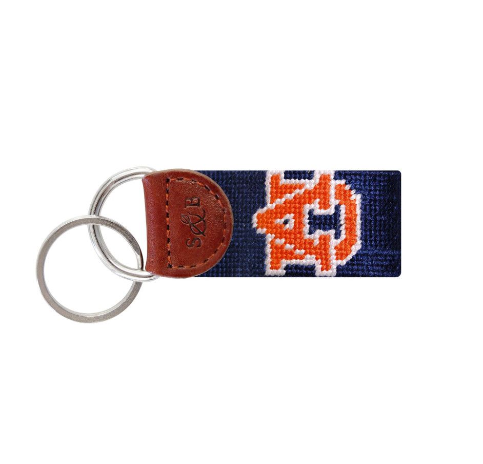 Smathers Auburn Key Fob Dark Navy, Size: OS