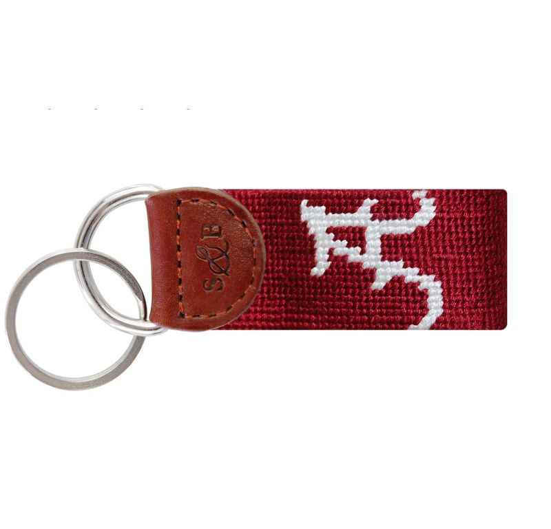 Smathers Alabama Key Fob Garnet