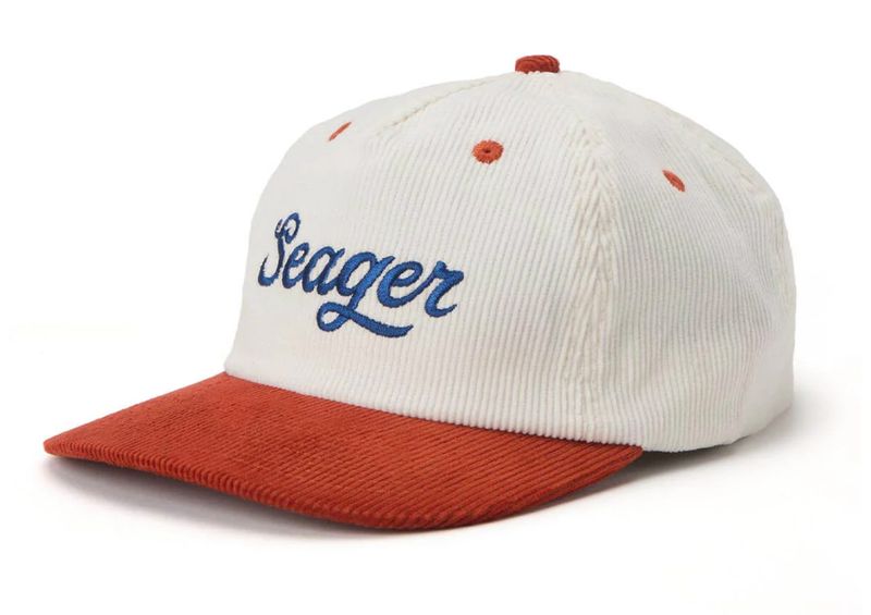 Big Red/White/Blue Corduroy Snapback