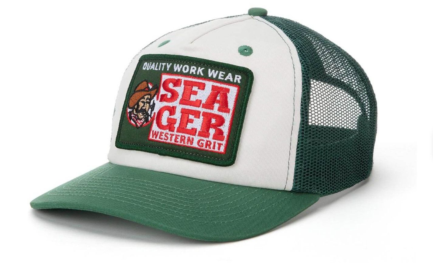 Seager Man Trucker Snapback Green
