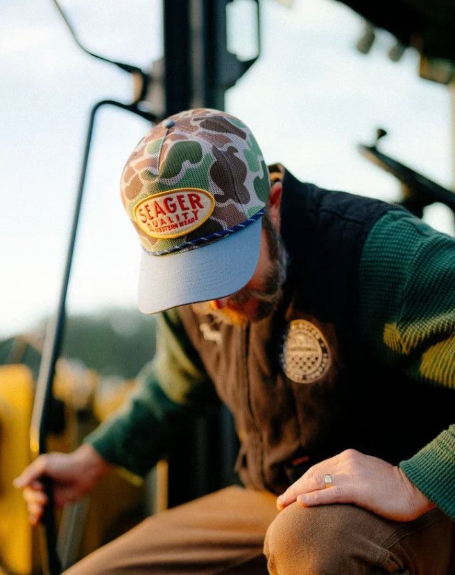 Old Town All Mesh Snapback Camo/Blue