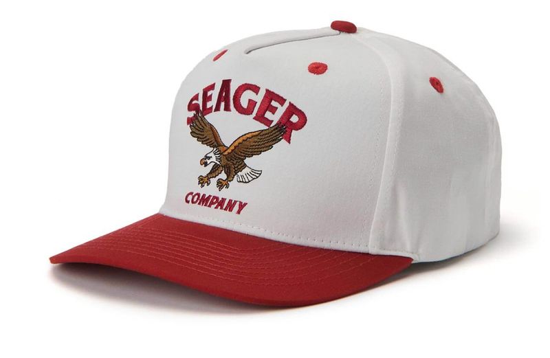 Bradley Snapback White/Red