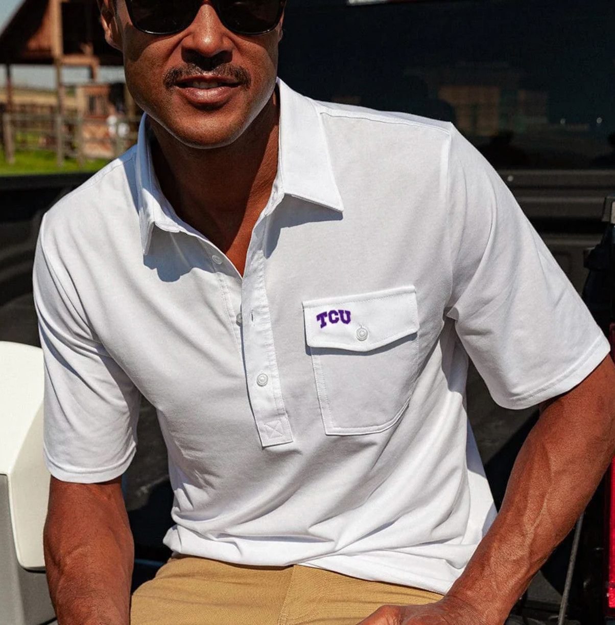 Performance Players Shirt  TCU White