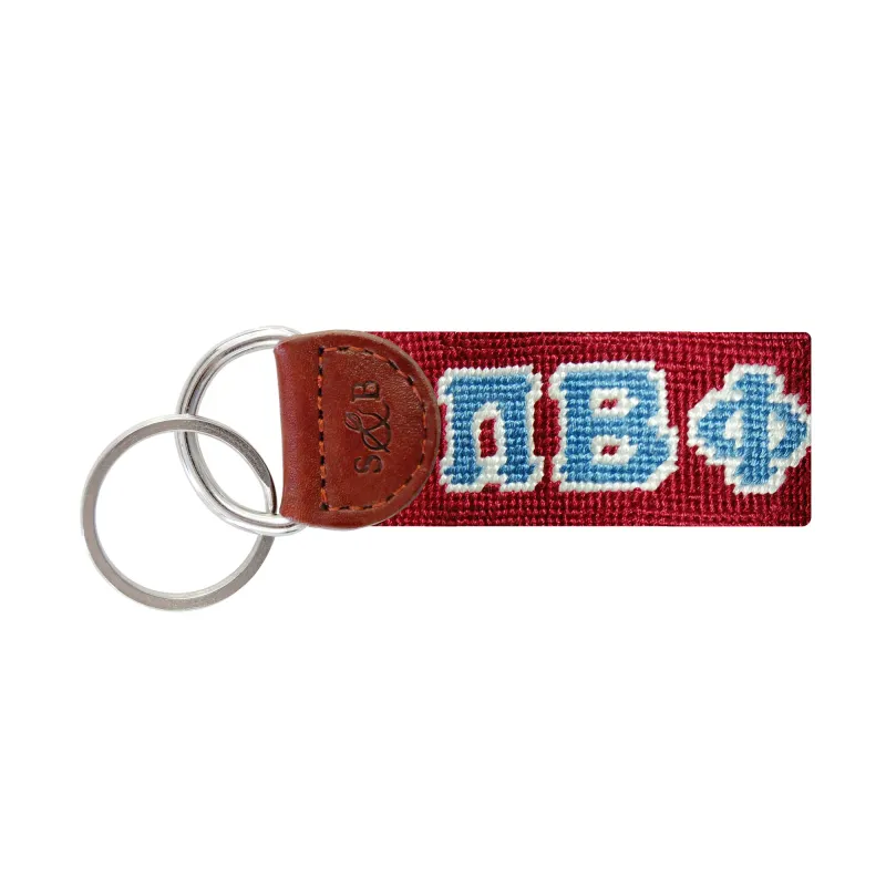 SmathersPi Beta Phi Key Fob Garnet