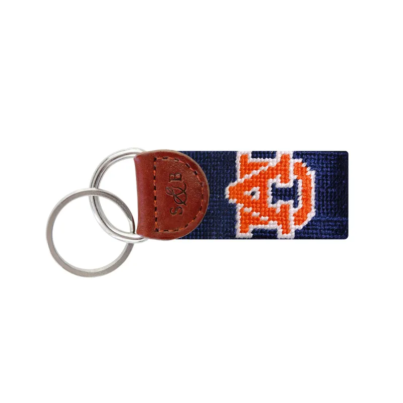 Smathers Auburn Key Fob Dark Navy