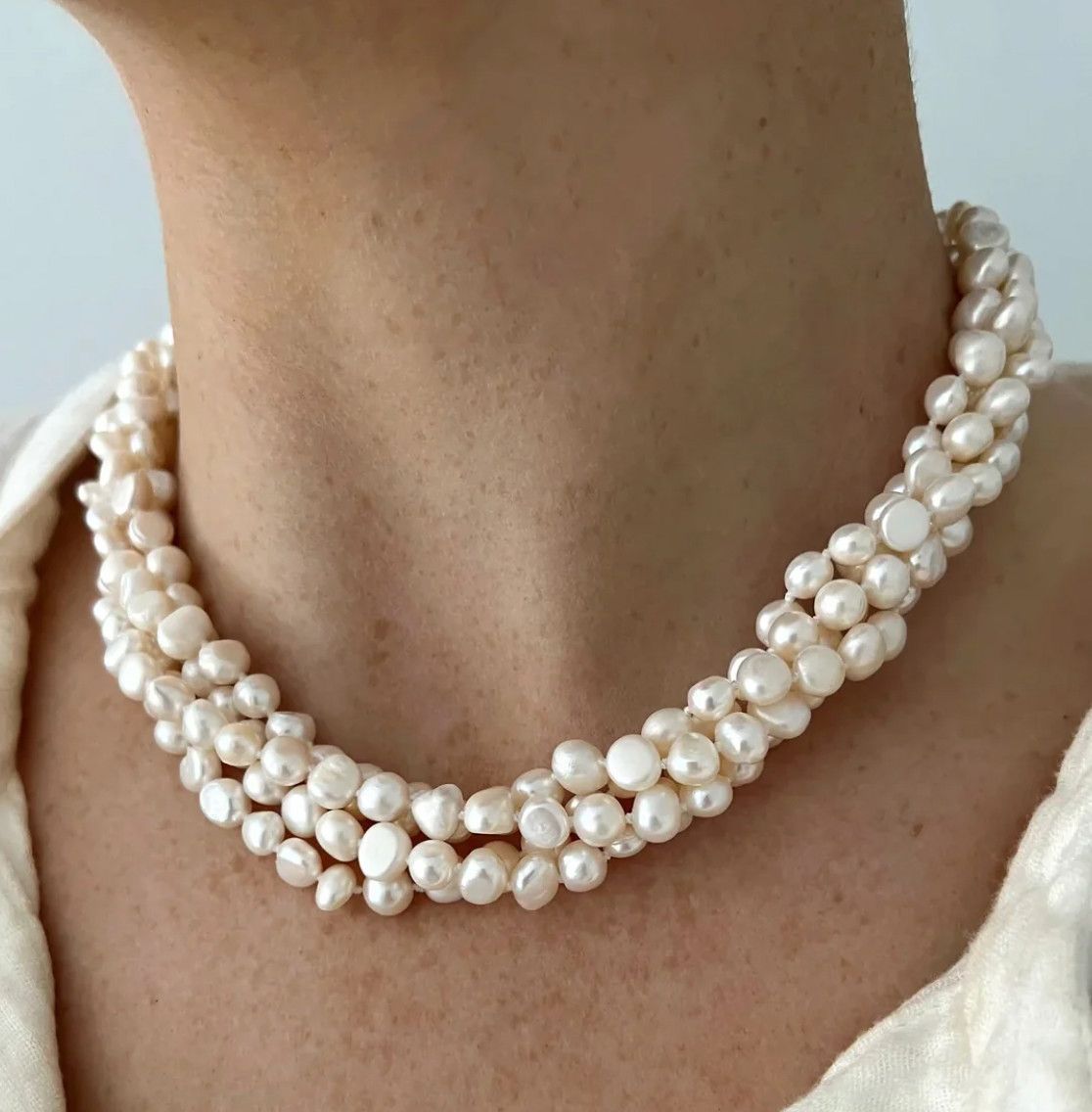 Multi Pearl Necklace