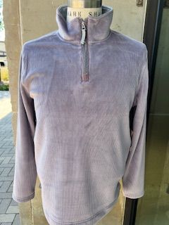 Apres Luxe Sueded Cord 1/4 Zip Napa
