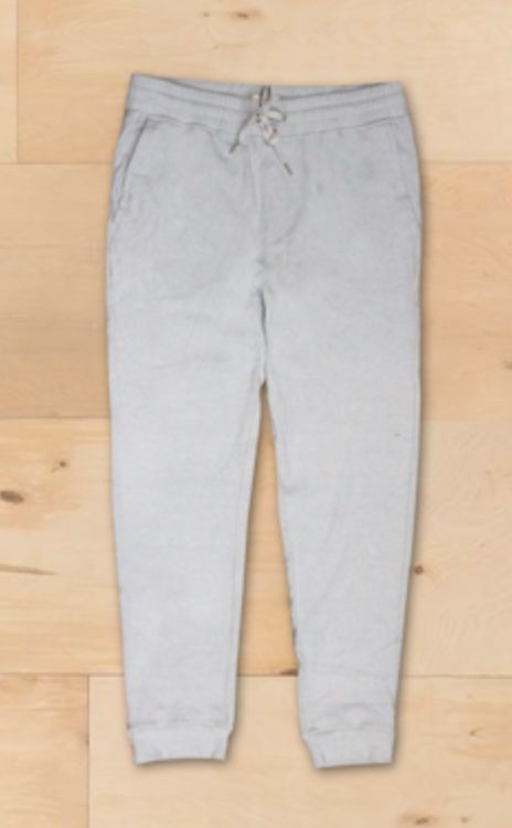 Herringbone Sweatpant Silver