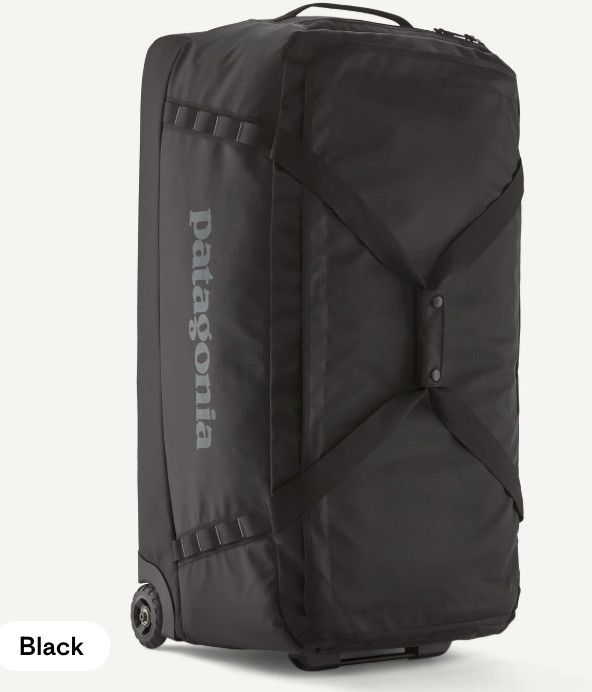 Black Hole Wheeled Duffel Black