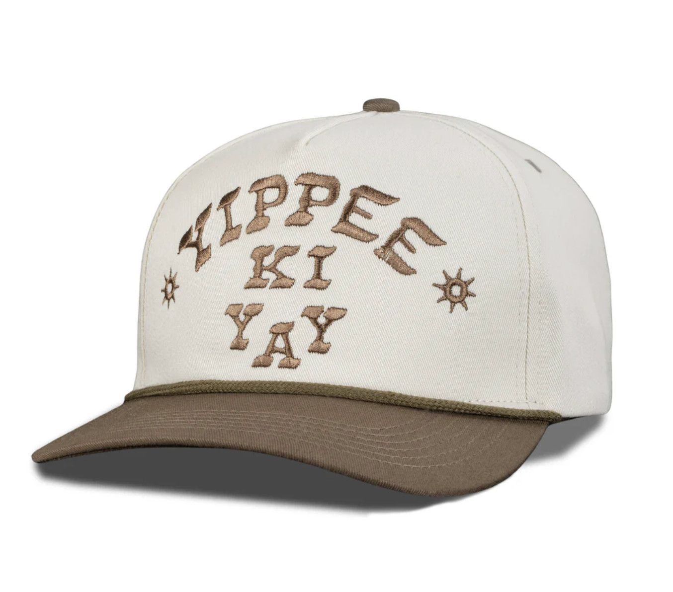 Yippee Ki Yay Hat Cream Brown